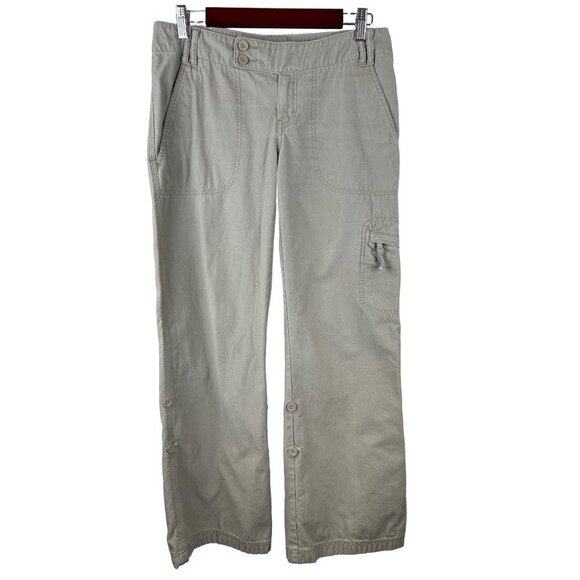 The North Face Libra AV2U Roll Up Cargo Hiking Pants Tan Women's Size 6 - Picture 1 of 14